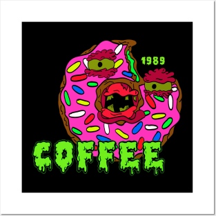 Zombie doughnut Posters and Art